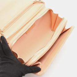 Pre Owned حقيبة كتف شانيل ماتلاسي جلد العجل وردية اللون