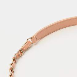 Pre Owned حقيبة كتف شانيل ماتلاسي جلد العجل وردية اللون