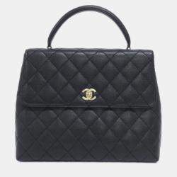 Pre Owned Chanel Black Handbag