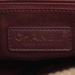 مملوكة مسبقًا Chanel Chevron V-Stitch Tote Bag Leather  Black