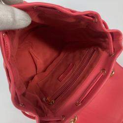 مملوكة مسبقًا Chanel Cc Coco Mark Matelasse Quilted Backpack In Lambskin Pink