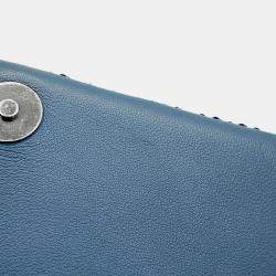 مملوكة مسبقًا Chanel Chain Shoulder Bag Coco Cuba Sequin Leather Navy Blue,