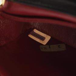 Pre Owned حقيبة شانيل ماتيلاسيه كتف جلد الغنم أسود