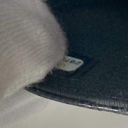 مملوكة مسبقًا Chanel  Quilted Cc Matelasse Coco Mark Chain Wallet Shoulder Bag Long Caviar Skin Black