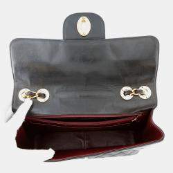 مملوكة مسبقًا Chanel Chain Shoulder Bag Matelasse 30 With Coco Mark And Lambskin Leather Dekamato Black