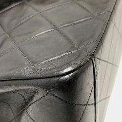 مملوكة مسبقًا Chanel Double Chain Deca Matelasse 34 2-Way Bag Shoulder Leather Black