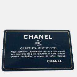 Pre Owned حقيبة ظهر شانيل شعار CC رسومات الكتابة على الجدران جلد كانفاس ذهبي