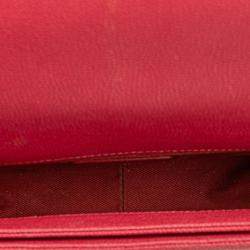 Pre Owned حقيبة شانيل ماتيلسي سي سي لوجو حقيبة يد/كتف باللون الوردي من جلد الكافيار