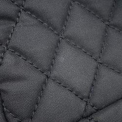 Pre Owned Chanel Chain Shoulder Bag Matelasse Coco Mark Sport Line Single Flap Porcelain Canvas Black