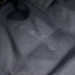 Pre Owned Chanel Chain Shoulder Bag Matelasse Coco Mark Sport Line Single Flap Porcelain Canvas Black