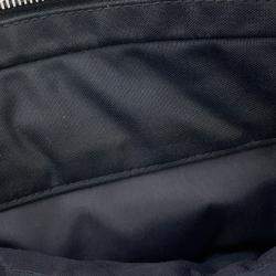 Pre Owned Chanel Chain Shoulder Bag Matelasse Coco Mark Sport Line Single Flap Porcelain Canvas Black