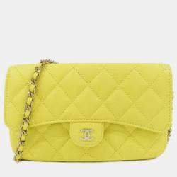 Pre Owned Chanel Timeless Classic Line Phone Case