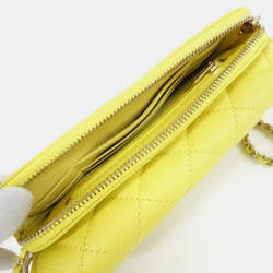 Pre Owned Chanel Timeless Classic Line Phone Case