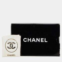 مملوكة مسبقًا حقيبة شانيل شان كوكو علامة ماتيلسي صغيرة جلد الخروف أسود