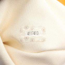 مملوكة مسبقًا حقيبة ظهر شانيل ماتلاس جلد العجل برتقالي