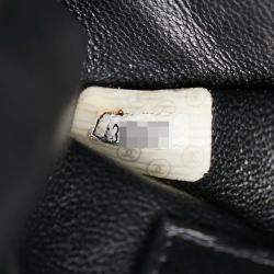Pre Owned حقيبة كتف شانيل سلسلة مارك كوكو مادوموازيل جلد كافيار أسود