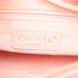 Pre Owned Chanel Pink Petite Caviar Timeless Tote