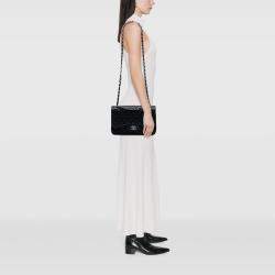 Pre Owned Chanel Black Jumbo Classic Caviar Double Flap