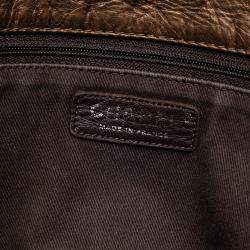 Pre Owned Chanel Brown Distressed Calfskin Shopping In Moscow Tote
