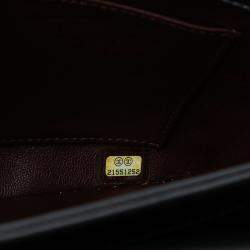 مملوكة مسبقًا حقيبة شانيل تريندي سي سي بقلاب جلد خروف معدني مبطن رمادية