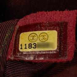 Pre Owned Chanel Reissue 2.55 227 Black Croc Effect Satin Flap Bag