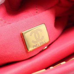 مملوكة مسبقًا Chanel Matelasse Shoulder Bag Leather Pink