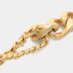 Pre Owned Chanel Matelasse Small Hobo Bag Shoulder Lambskin Sheepskin Yellow