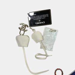 مملوكة مسبقًا Chanel Coco Mark Cc Filigree Vanity Bag Tricolor Shoulder Caviar Leather Red