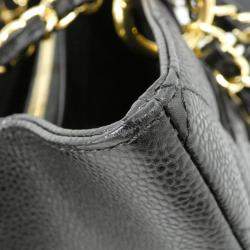 مملوكة مسبقًا حقيبة كتف شانيل جلد أسود