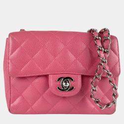 مملوكة مسبقًا Chanel Matelasse Shoulder Bag In Caviar Leather Pink