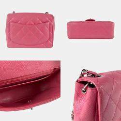 مملوكة مسبقًا Chanel Matelasse Shoulder Bag In Caviar Leather Pink