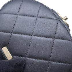 مملوكة مسبقًا Chanel Chain Shoulder Bag Coco Mark Matelasse Vanity Black