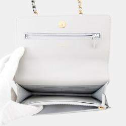 مملوكة مسبقًا Chanel Chain Wallet With Coco Mark And Matelasse Pattern 19 Lambskin