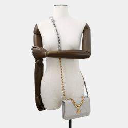 مملوكة مسبقًا Chanel Chain Wallet With Coco Mark And Matelasse Pattern 19 Lambskin