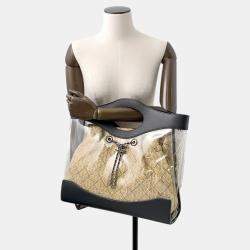 مملوكة مسبقًا حقيبة يد شانيل كوكو مارك ماتلاس فينيل رافيا سوداء