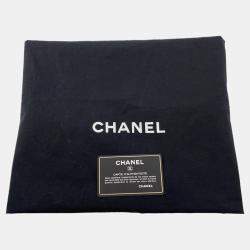 مملوكة مسبقًا حقيبة يد شانيل كوكو مارك ماتلاس فينيل رافيا سوداء