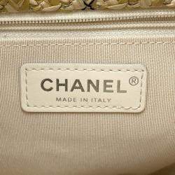 مملوكة مسبقًا حقيبة يد شانيل كوكو مارك ماتلاس فينيل رافيا سوداء