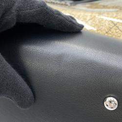 مملوكة مسبقًا حقيبة يد شانيل كوكو مارك ماتلاس فينيل رافيا سوداء