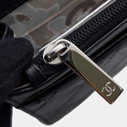 مملوكة مسبقًا محفظة سلسلة شانيل خط كامبون علامة كوكو سوداء