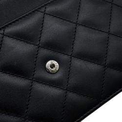 مملوكة مسبقًا محفظة سلسلة شانيل خط كامبون علامة كوكو سوداء