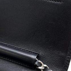 مملوكة مسبقًا محفظة سلسلة شانيل خط كامبون علامة كوكو سوداء