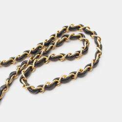 مملوكة مسبقًا حقيبة كتف شانيال مفردة ماتلاسي جلد لامبسكين سوداء