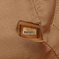 Pre Owned Chanel Matelasse Coco Mark Pst Chain Tote Bag Pink Caviar Skin