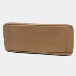 مملوكة مسبقًا حقيبة كتف بشعار شانيل ديكا كوكو سي سي مزدوجة السلسلة جلد كافيار بيج ماتيلاسيه