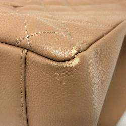 مملوكة مسبقًا حقيبة كتف بشعار شانيل ديكا كوكو سي سي مزدوجة السلسلة جلد كافيار بيج ماتيلاسيه