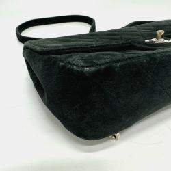 Pre Owned حقيبة ظهر شانيل سلسلة ماتيلس فيلور أسود