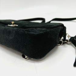 Pre Owned حقيبة ظهر شانيل سلسلة ماتيلس فيلور أسود