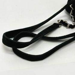 Pre Owned حقيبة ظهر شانيل سلسلة ماتيلس فيلور أسود