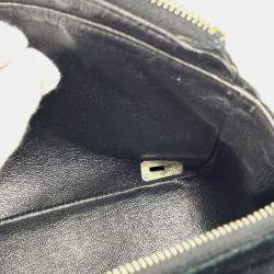 Pre Owned حقيبة ظهر شانيل سلسلة ماتيلس فيلور أسود