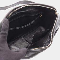 Pre Owned حقيبة شانيل تريبل كوكو مارك كتف جلد أسود